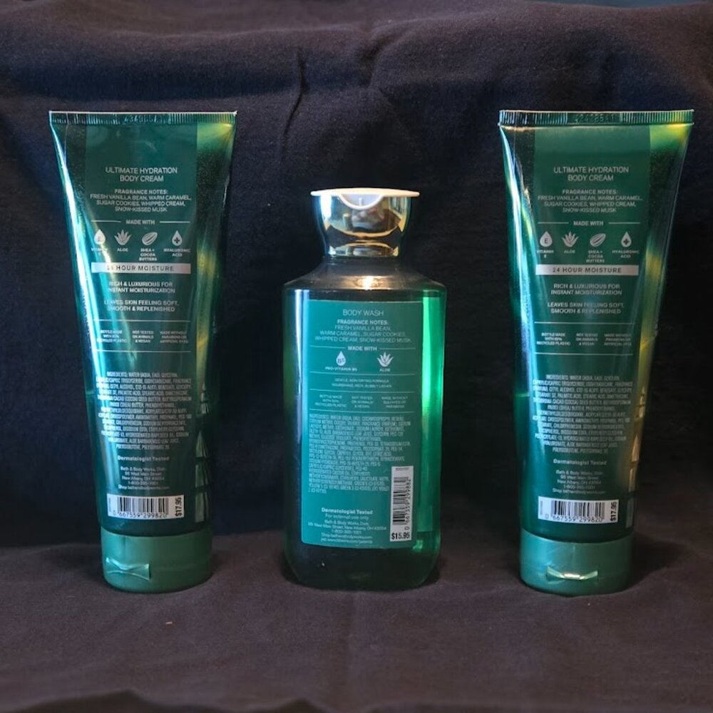 Bath & Body Vanilla Bean Noel Body Lotion & Shower Get - Picture 2 of 4